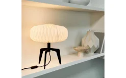 Ventnor Bordslampa 34cm Vit Pappersskärm/Svart