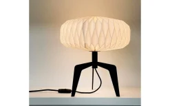 Ventnor Bordslampa 34cm Vit Pappersskärm/Svart