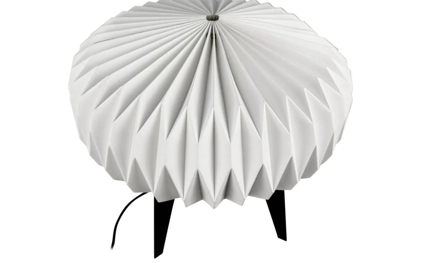 Ventnor Bordslampa 34cm Vit Pappersskärm/Svart