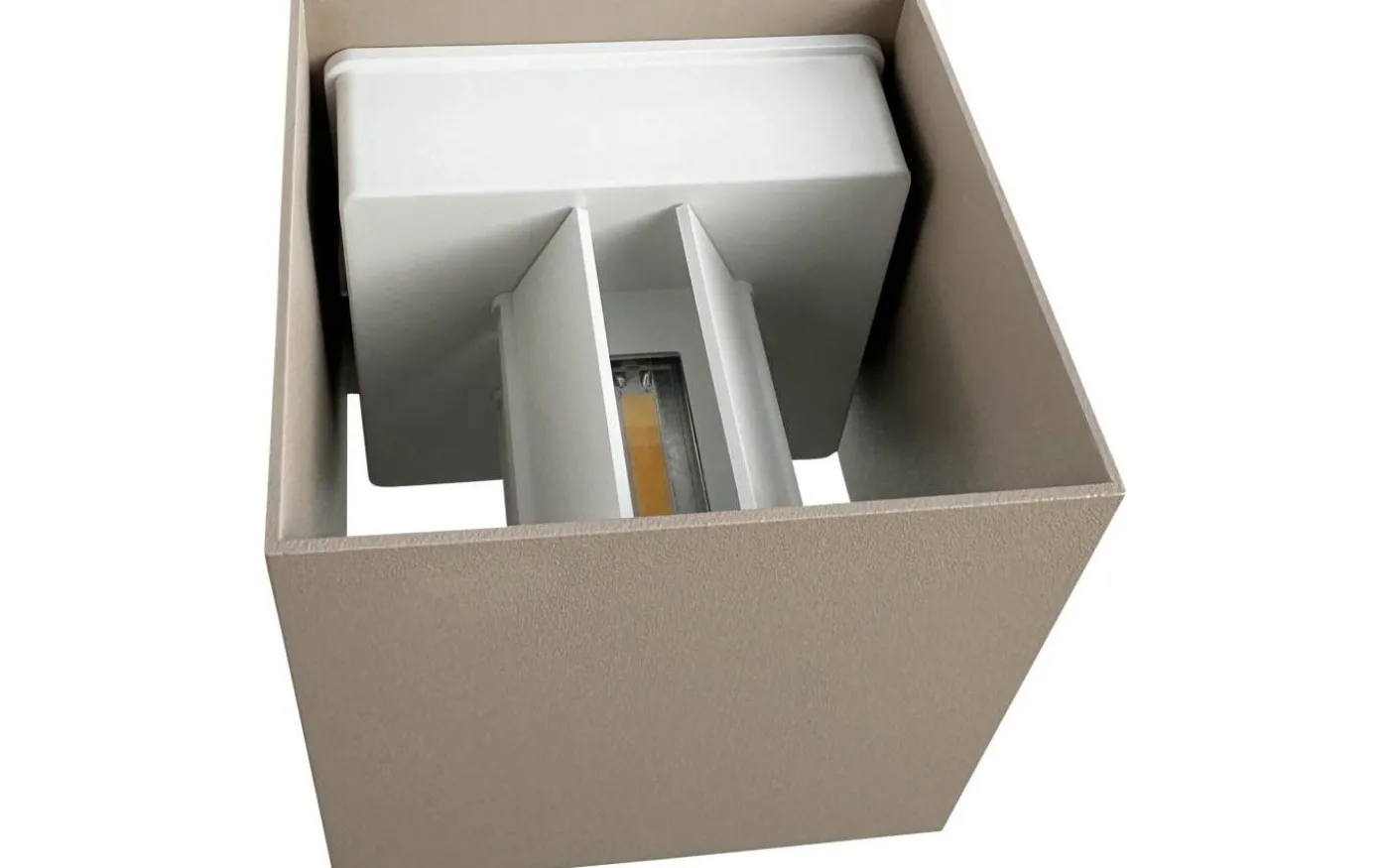 Venus 10X10 Vägglampa Beige Inomhus