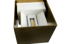 Venus 10X10 Vägglampa Mässing Inomhus