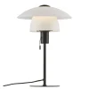 Verona Bordslampa 40cm Svart/Opal