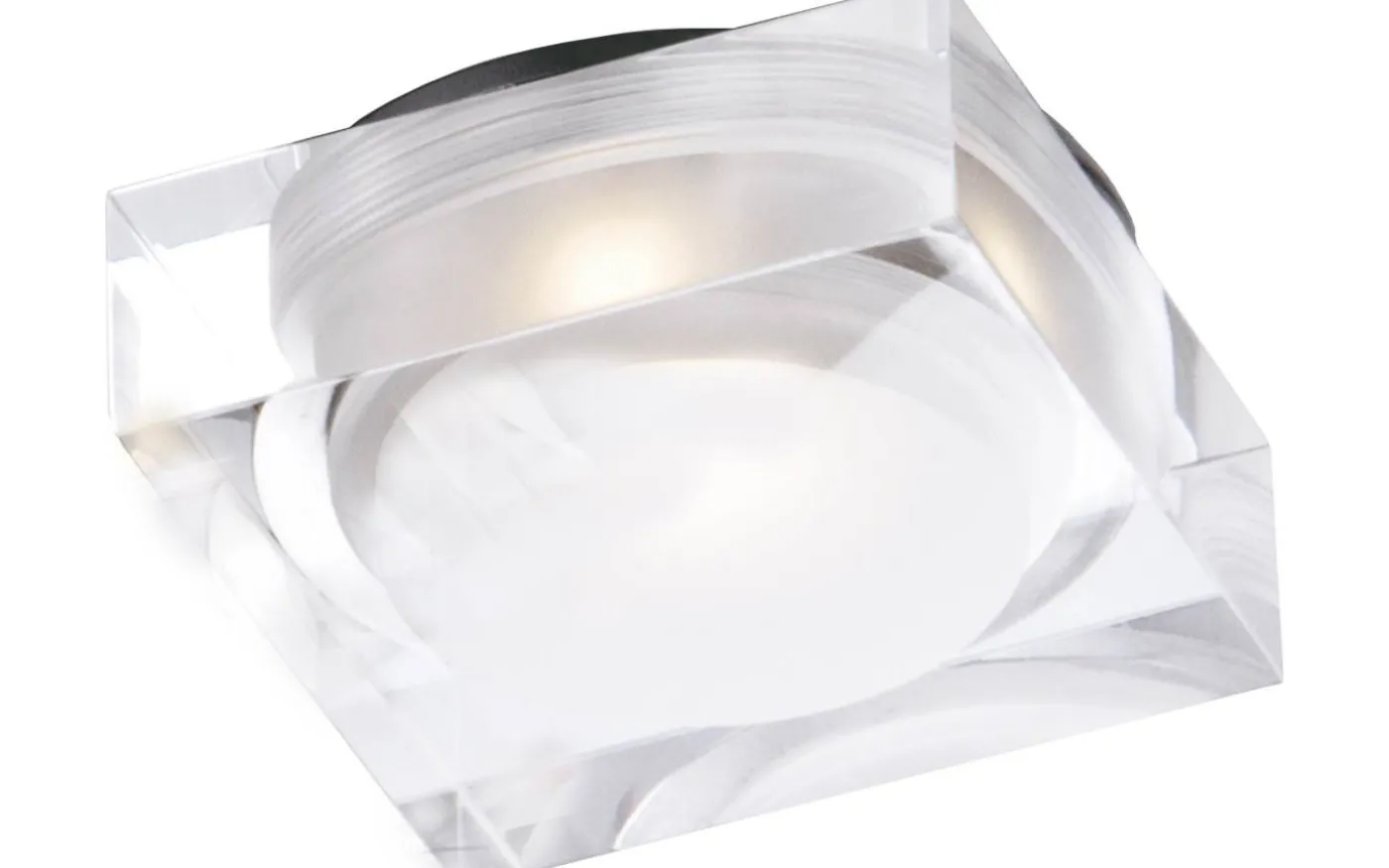 Vetro Infälld Spotlight 7x7cm LED 3W 3000K Aluminium IP44