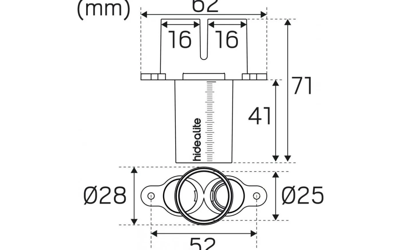 2-vägs Muff 16mm 10-Pack