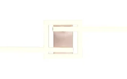 Viale Plafond LED i borstat stål