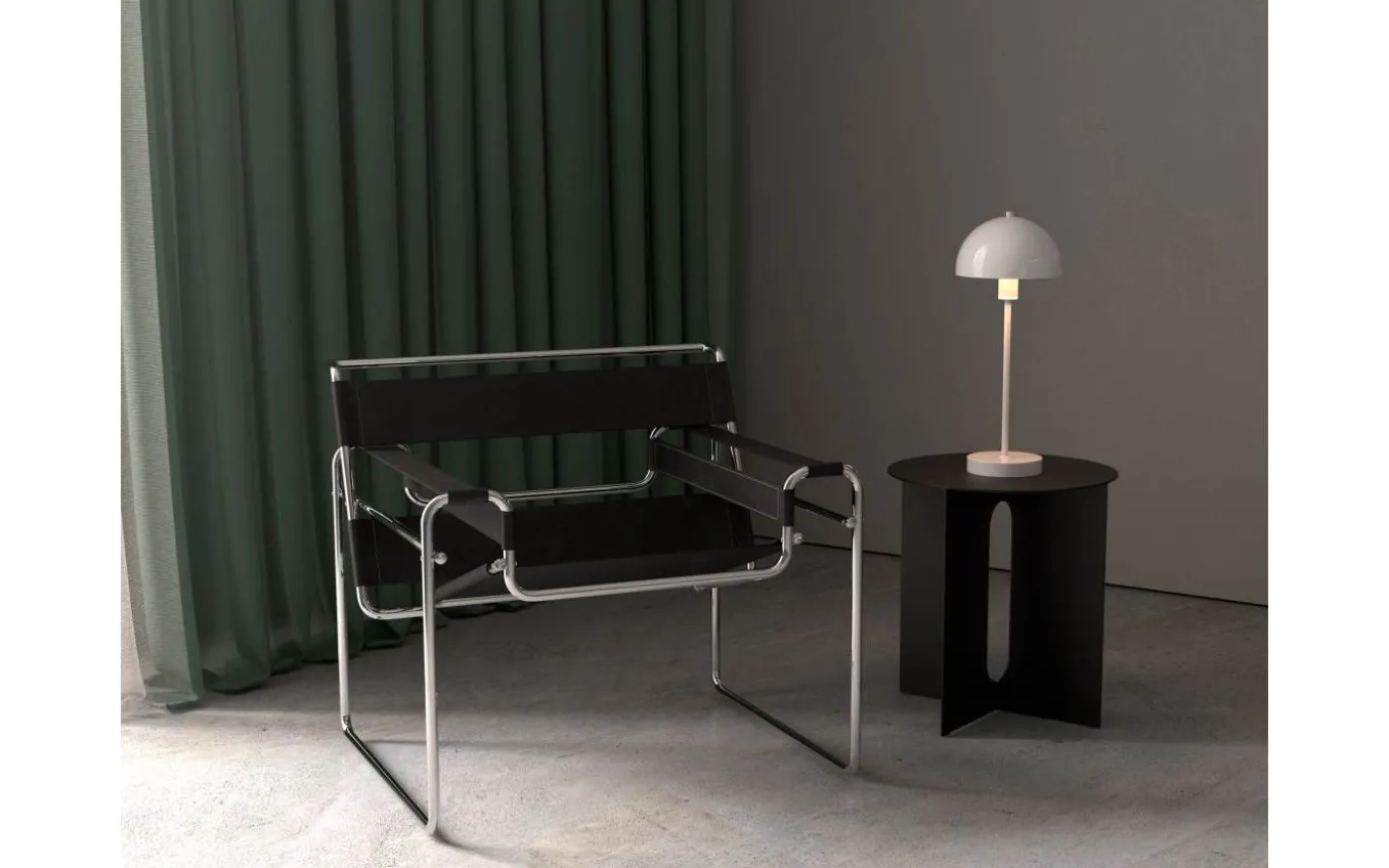 Vienda Bordslampa 50cm Blankvit