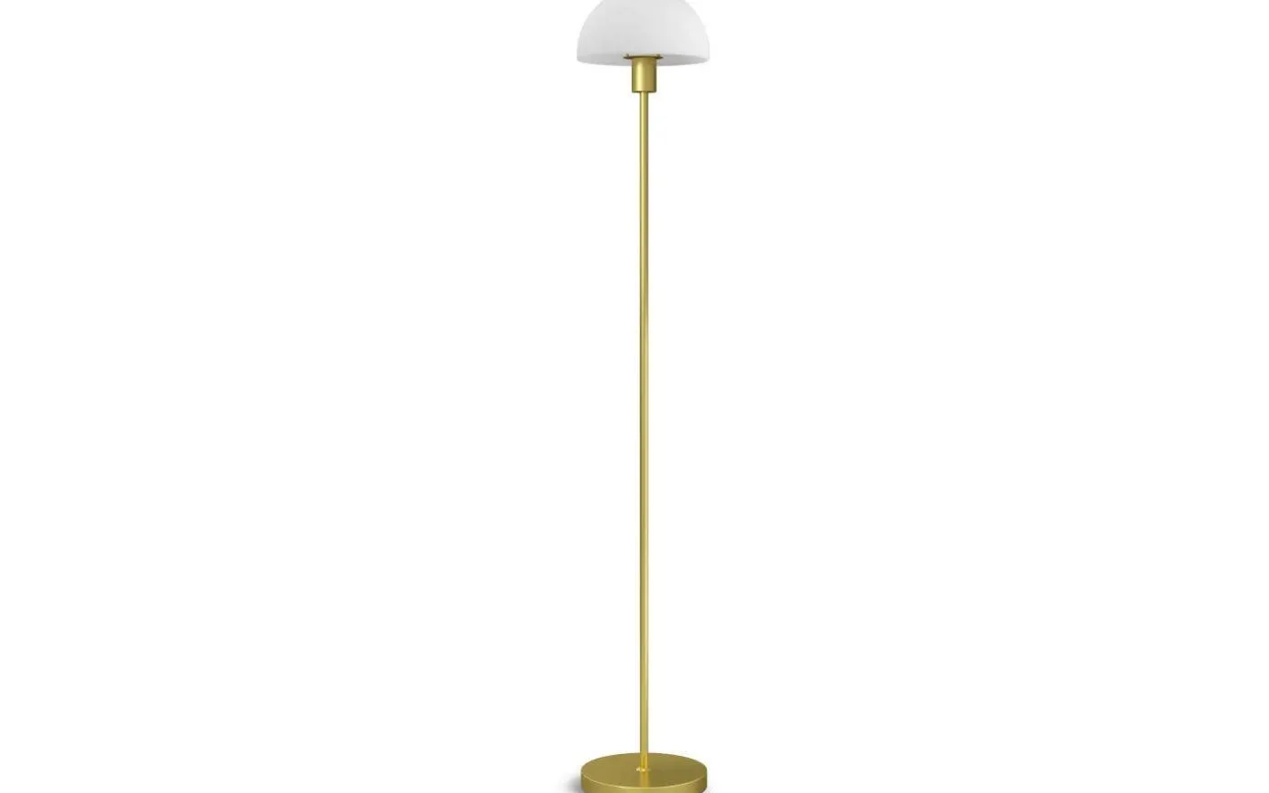 Vienda Golvlampa 125cm Mässing/Opal Glas