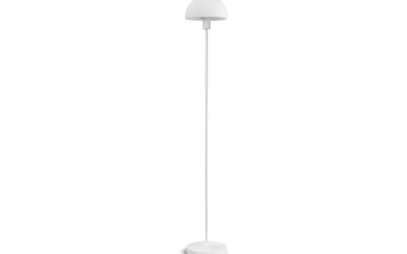 Vienda Golvlampa 125cm Vit/Opal Glas