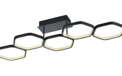 Vigo Plafond LED 5-delad mattsvart