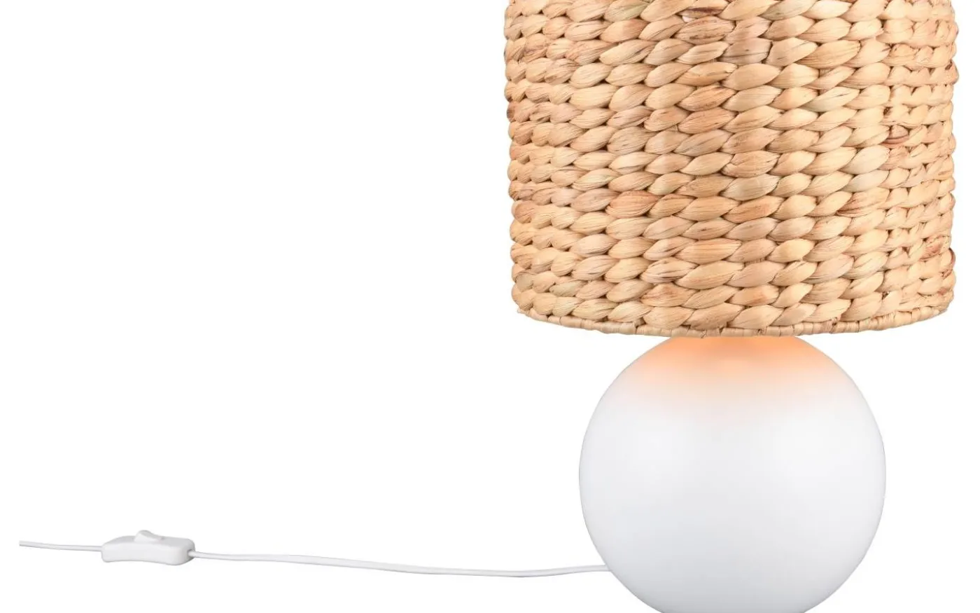 Vina Bordslampa 40cm E27 matt vit/beige