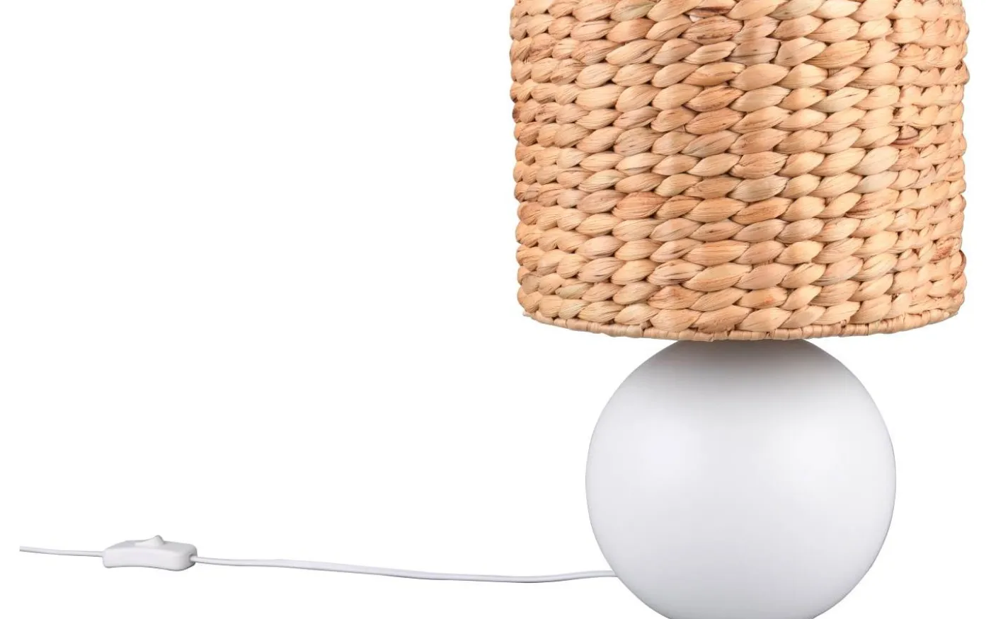 Vina Bordslampa 40cm E27 matt vit/beige