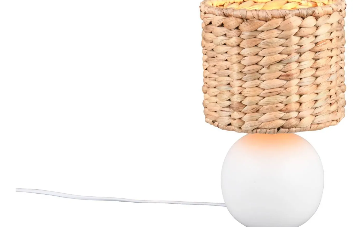 Vina Bordslampa 29cm E27 matt vit/beige