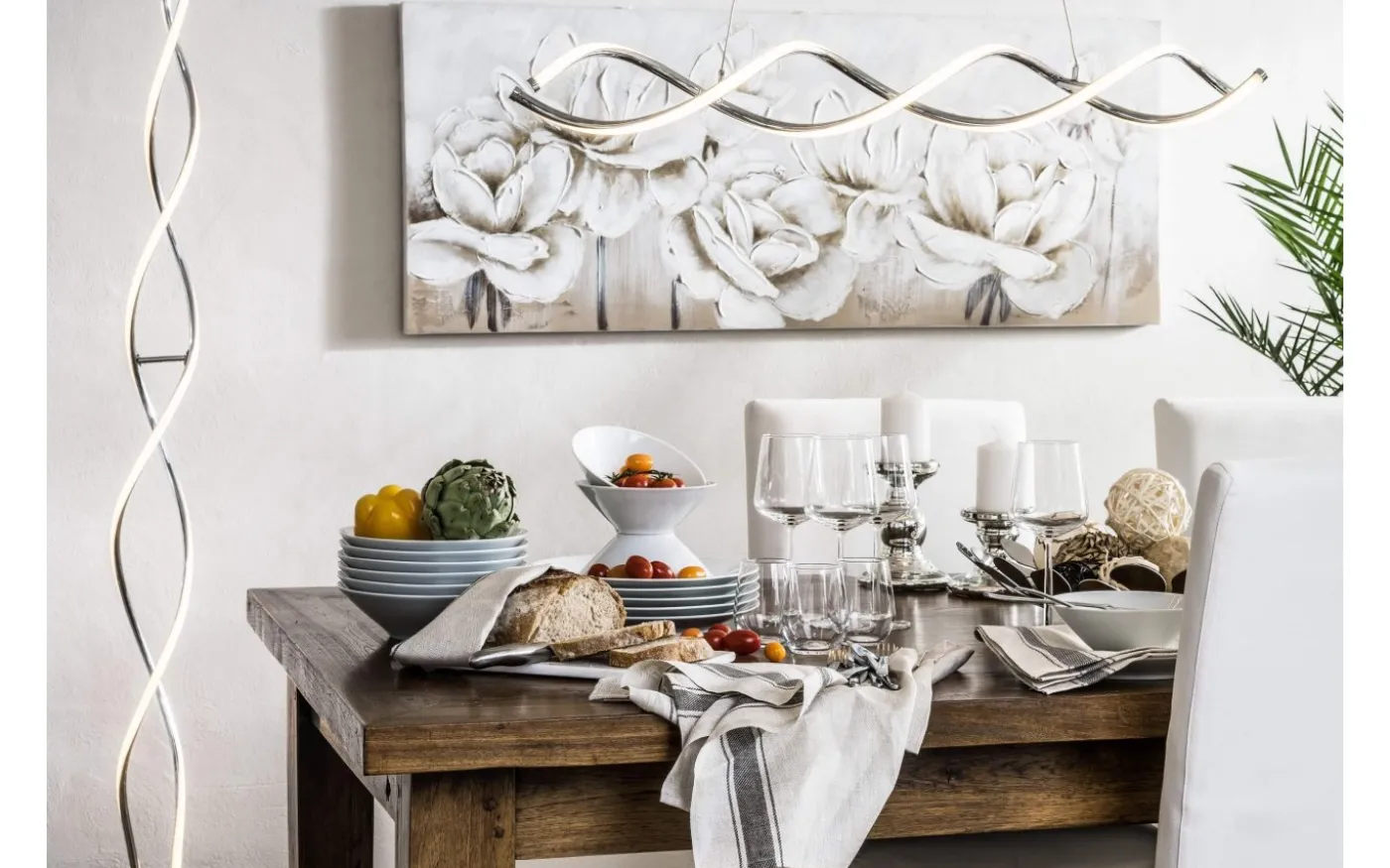 Vindla Golvlampa 155cm Krom