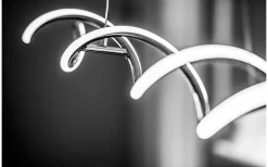 Vindla Taklampa 87cm Krom