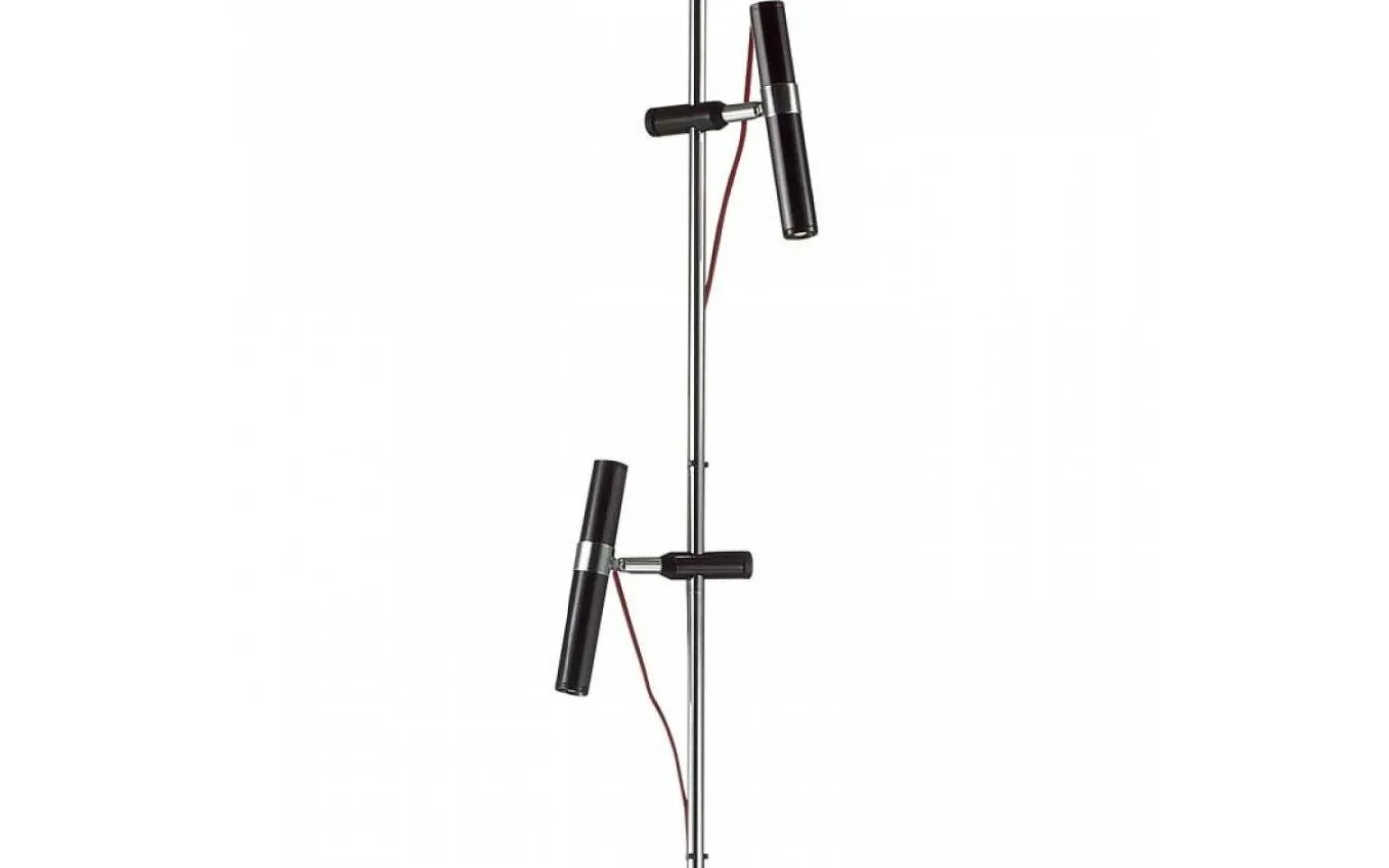 Viper Golvlampa 151cm Svart/Krom LED 2x3W 3000K