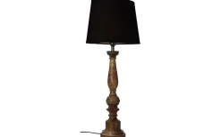 Virkes Lampfot 57cm Brun/Borstad Mässing