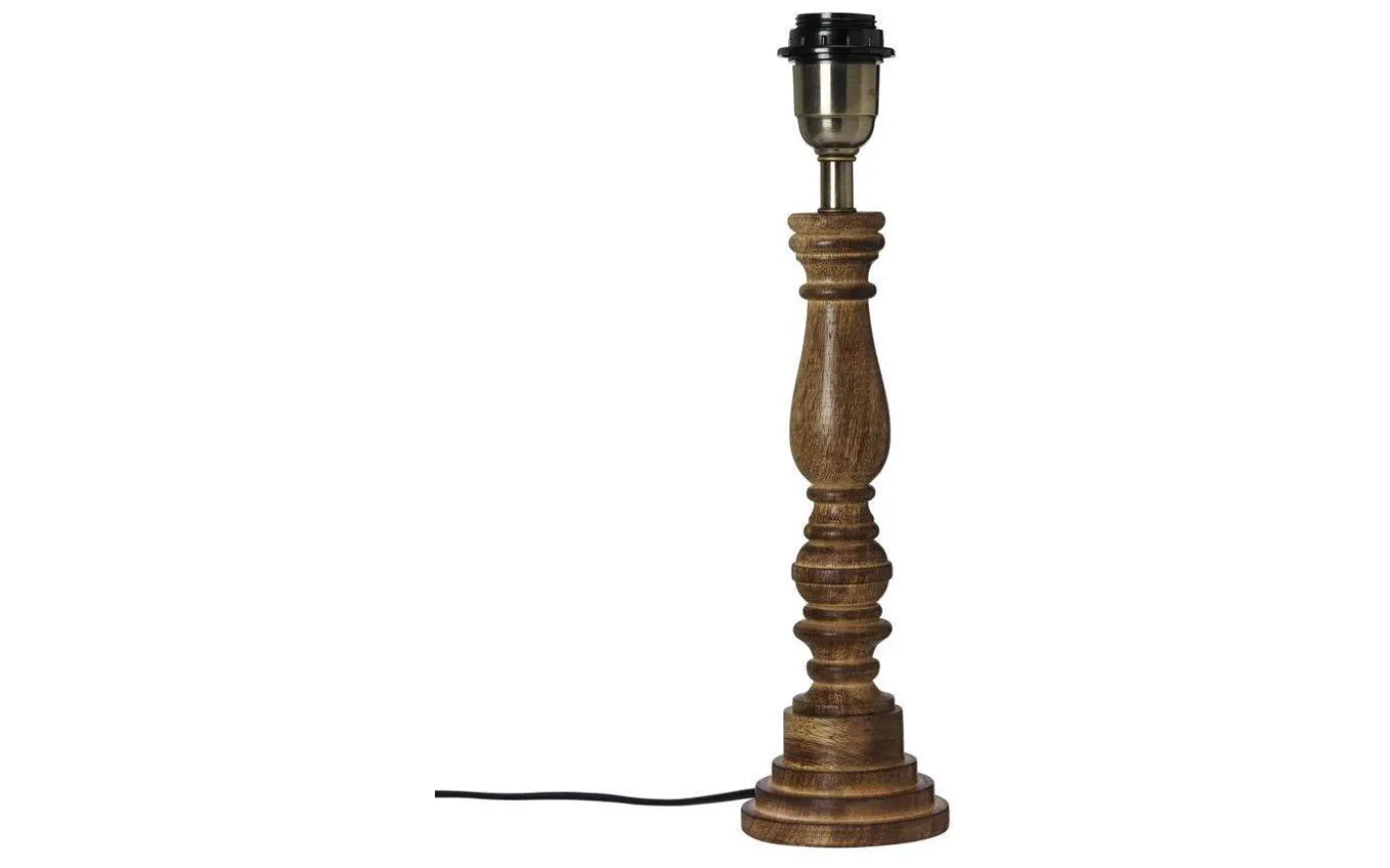 Virkes Lampfot 40cm Brun/Borstad Mässing