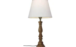 Virkes Lampfot 40cm Brun/Borstad Mässing