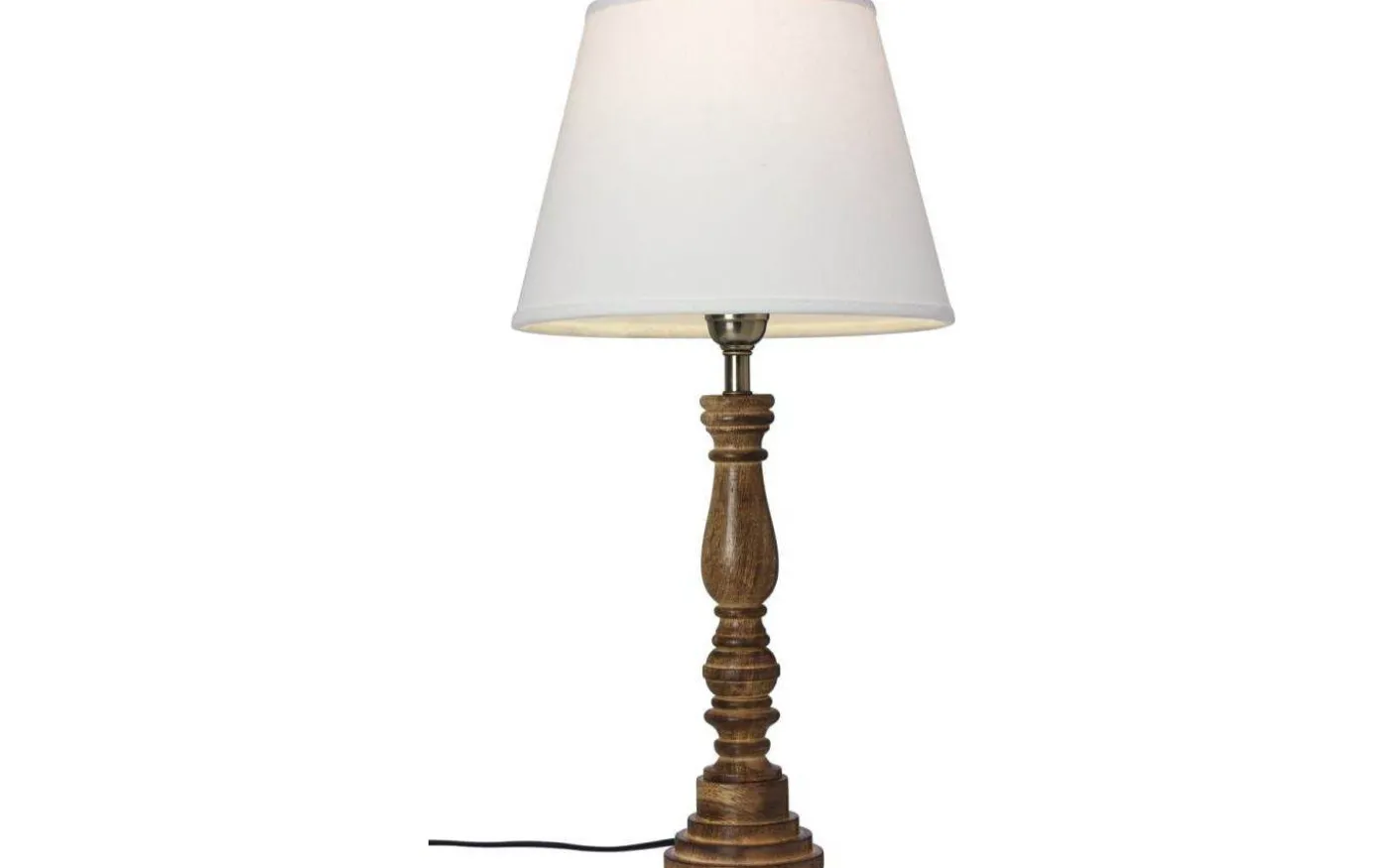 Virkes Lampfot 40cm Brun/Borstad Mässing