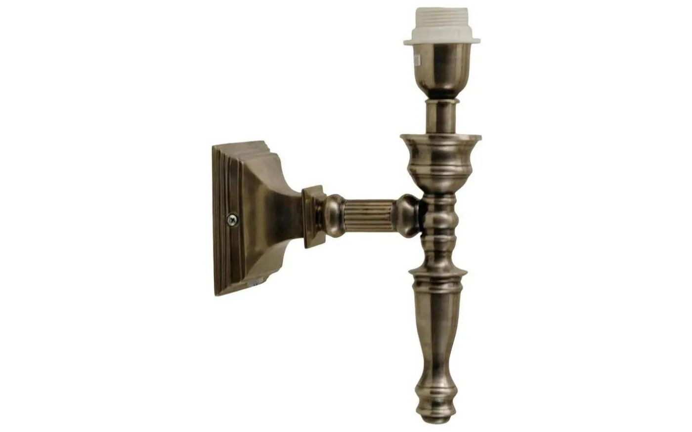 Waldorf Vägglampa Antik Silver