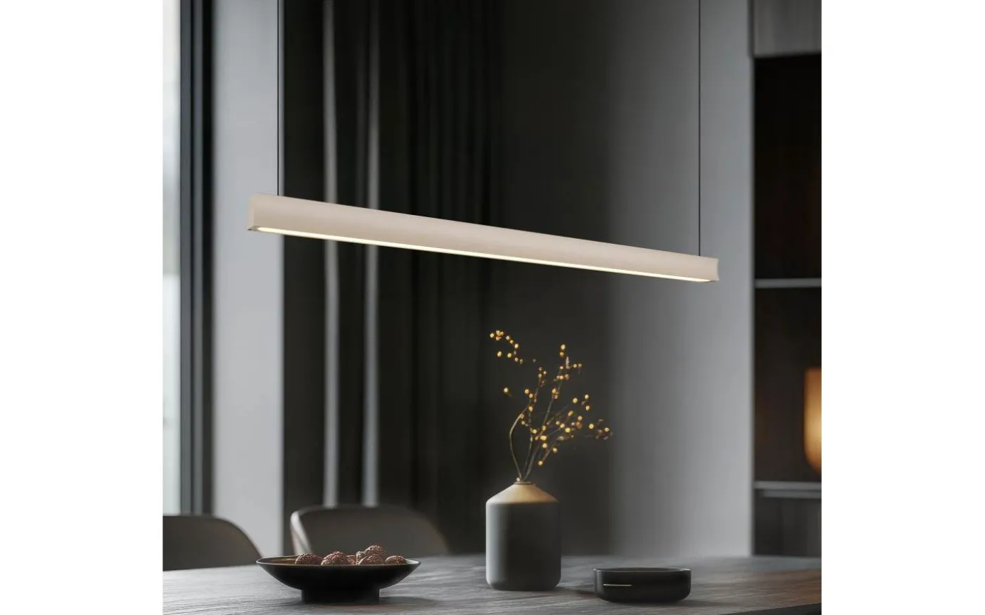 Wallace Taklampa LED varm beige