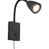 Wanda Vägglampa GU10 mattsvart