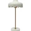 Wells Bordslampa 50cm Beige/Guld