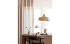 Wells Bordslampa 50cm Beige/Guld