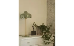 Wells Bordslampa 50cm Mossa/Guld