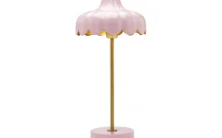Wells Bordslampa 50cm Rosa