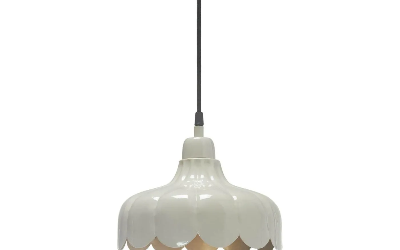 Wells Tak-/Fönsterlampa 24cm Beige/Guld