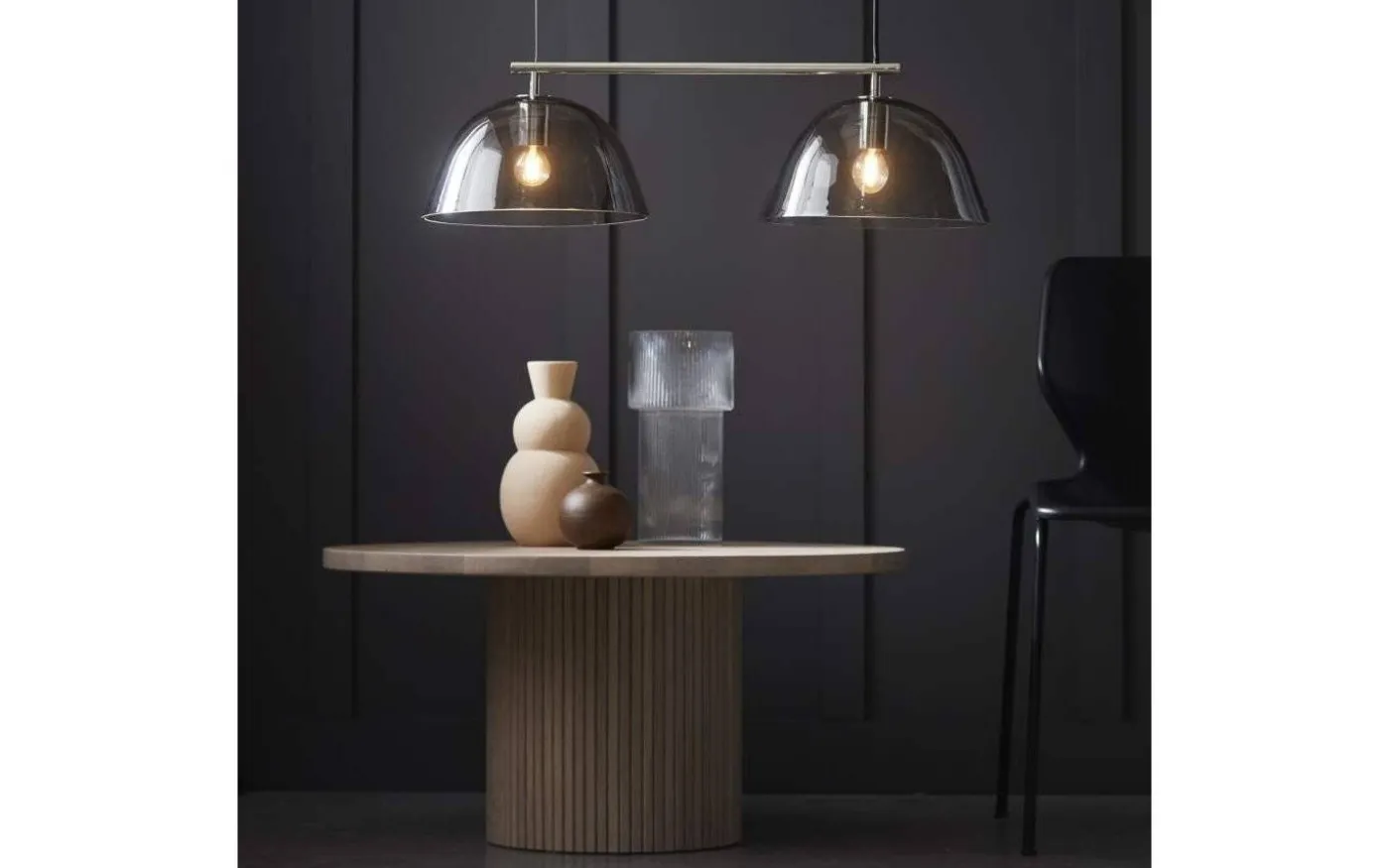 Wendo Taklampa 70cm 2L Nickel/Rök