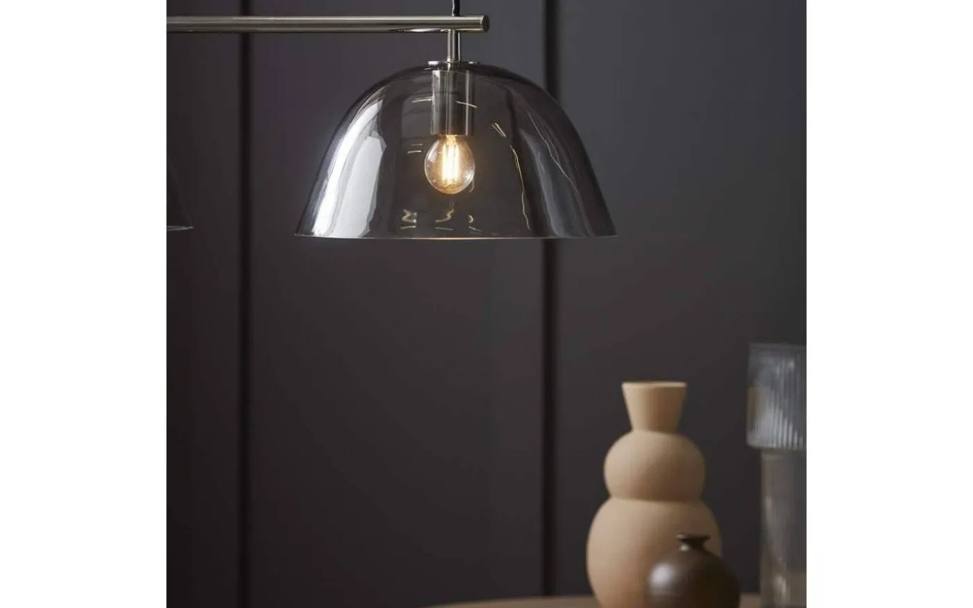 Wendo Taklampa 70cm 2L Nickel/Rök