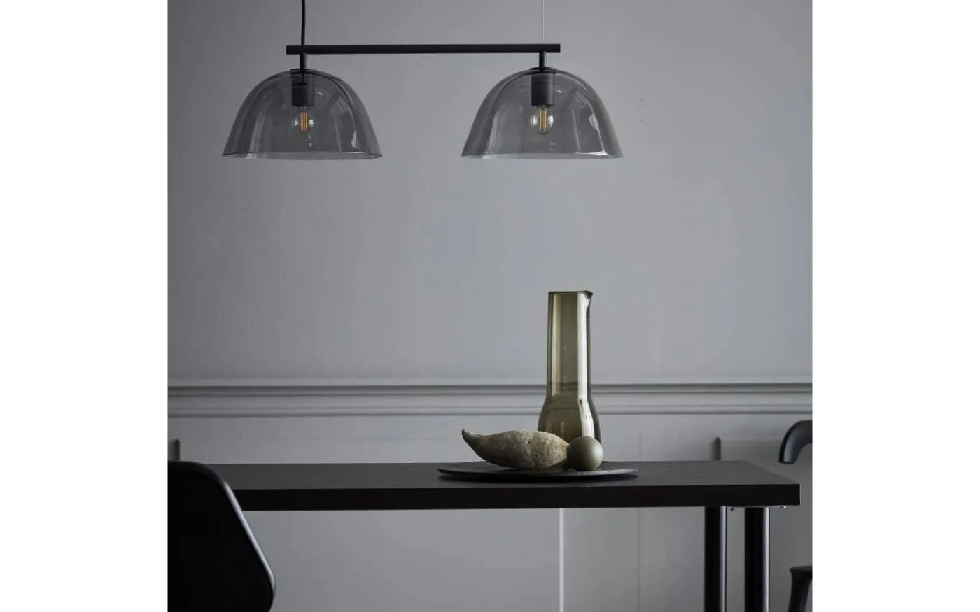 Wendo Taklampa 70cm 2L Svart/Rök