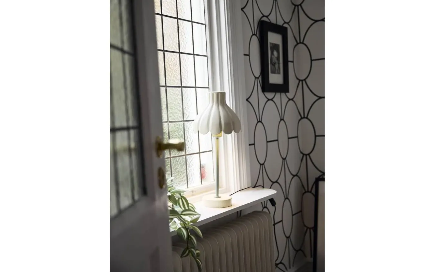 Wera Bordslampa 47cm Offwhite/Grön