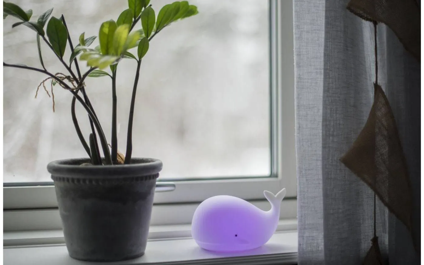 Whale Batteridriven Nattlampa Multi