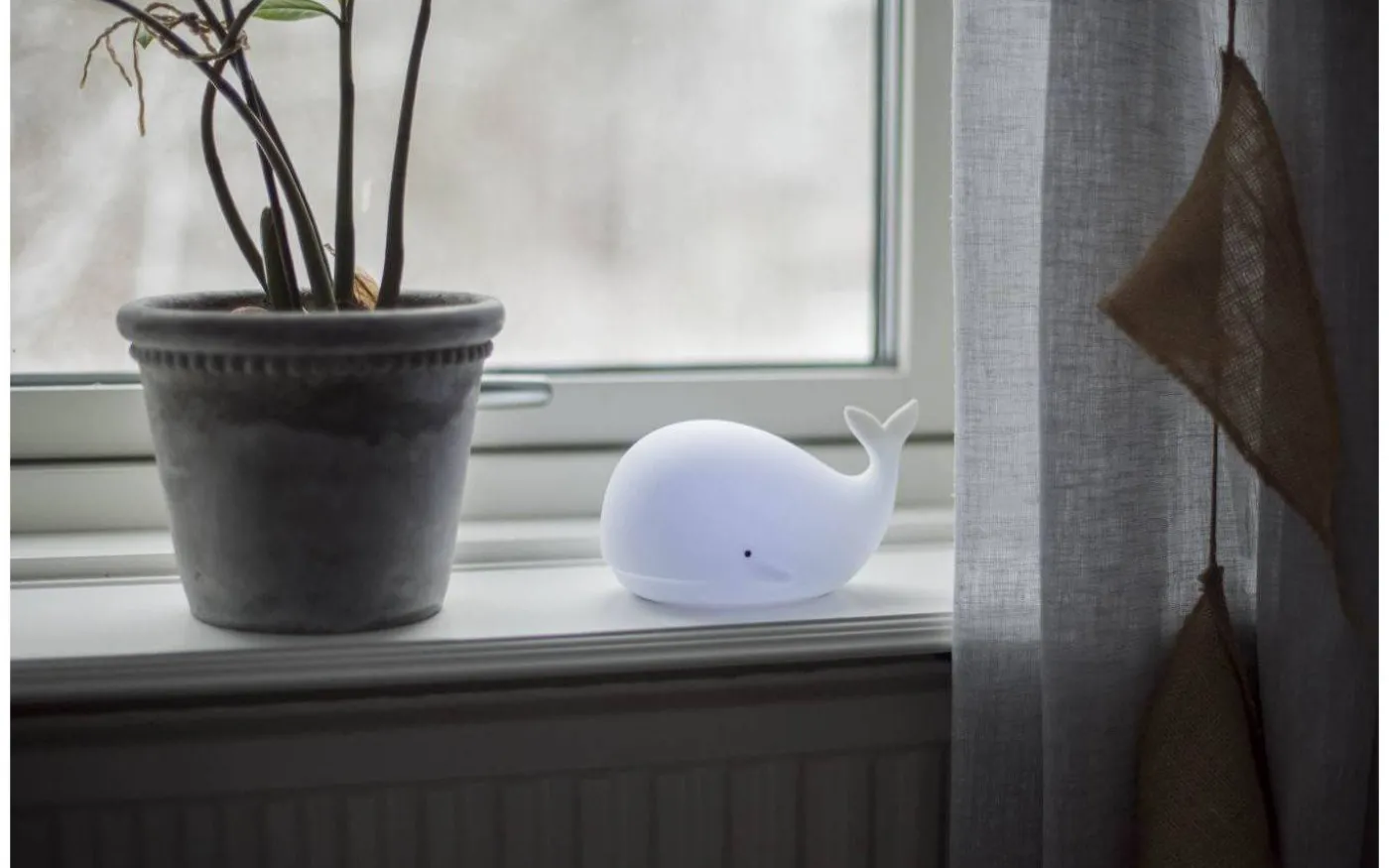 Whale Batteridriven Nattlampa Multi