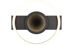 Wheeler Plafond LED rund mattsvart 3000K