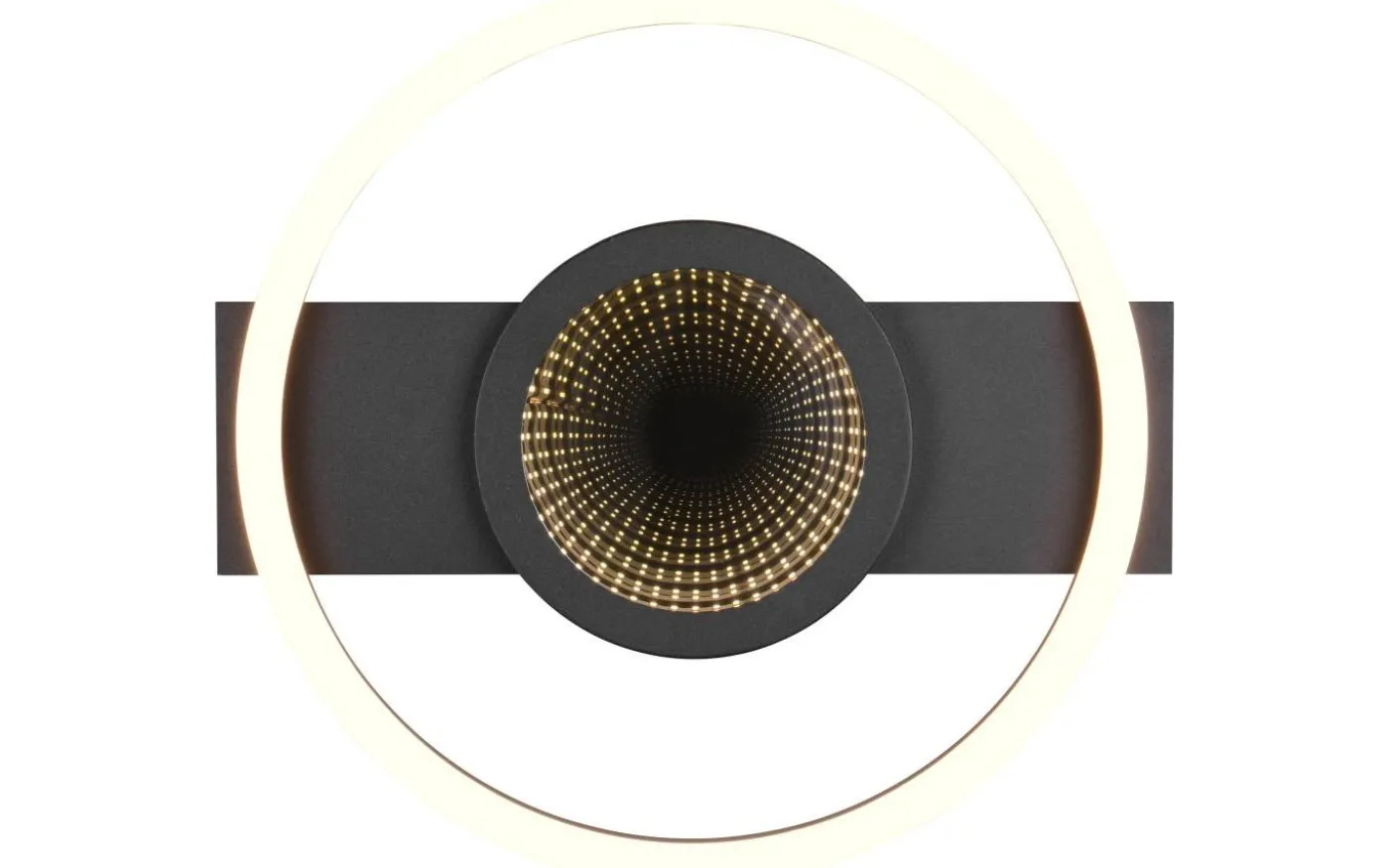 Wheeler Plafond LED rund mattsvart 3000K