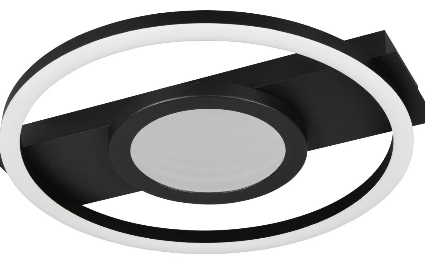 Wheeler Plafond LED rund mattsvart 3000K