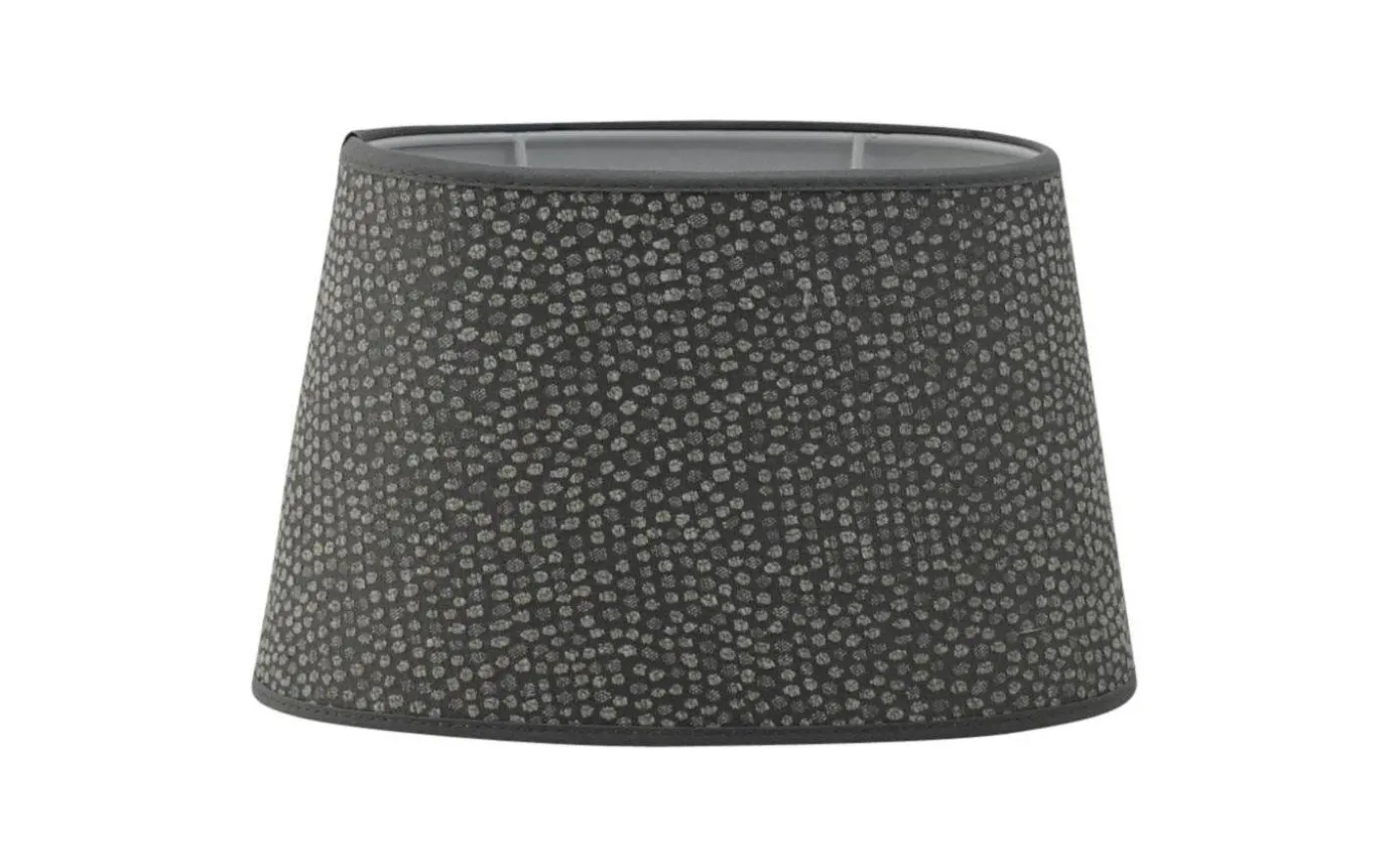 Wilby Lampskärm Oval 20cm Mörkgrå