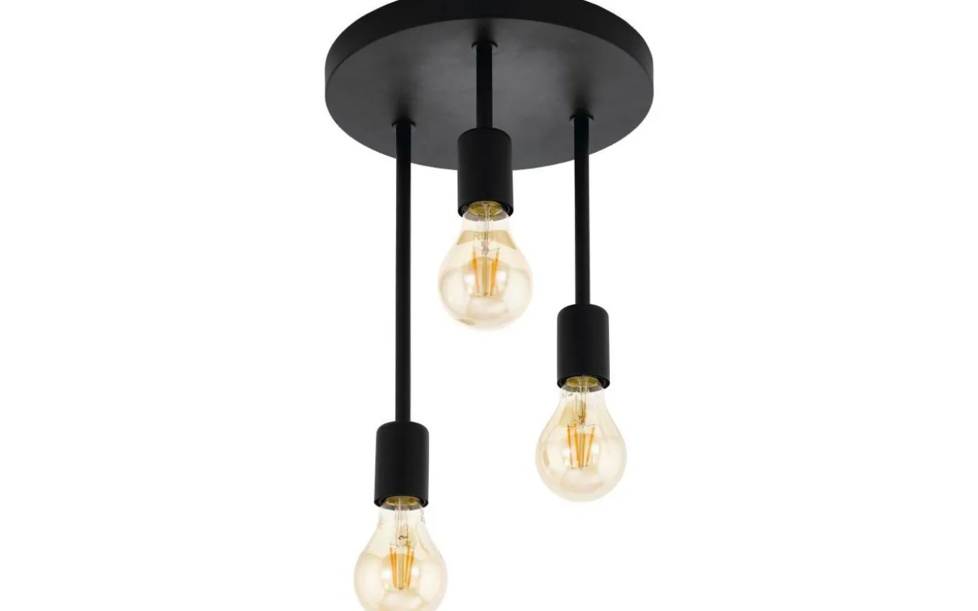 Wilmcote Plafond 28cm 3L Svart