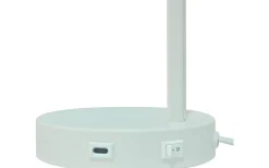 Wilmer Skrivbordslampa med USB 33cm Vit