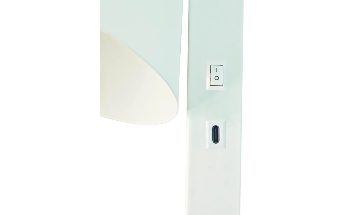 Wilmer Vägglampa med USB Vit