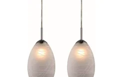 Winner Fönsterlampor 2-Pack Opal/Krom