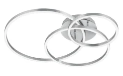 Winona Plafond LED borstad stål RGB