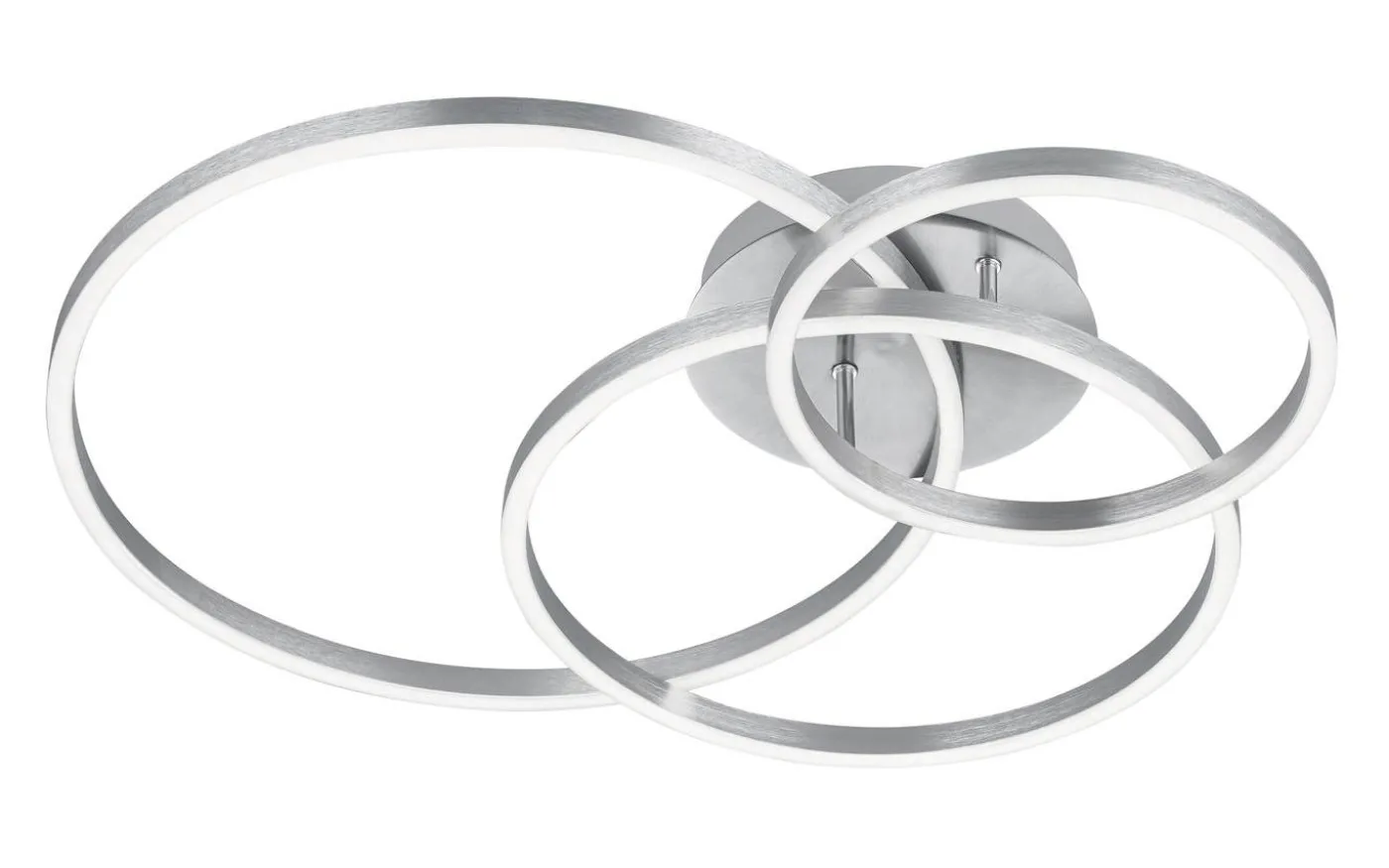 Winona Plafond LED borstad stål RGB