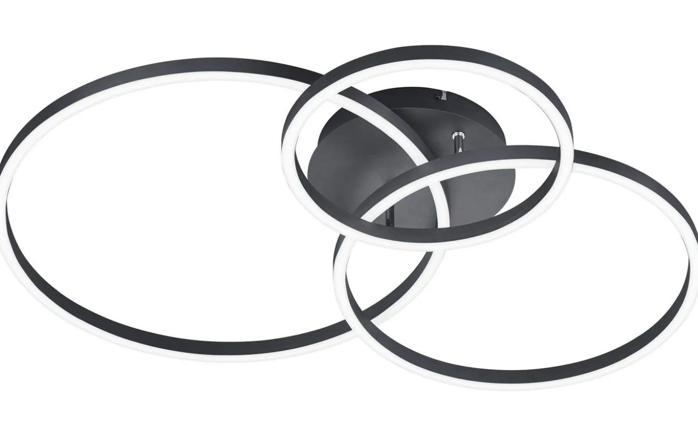 Winona Plafond LED mattsvart RGB