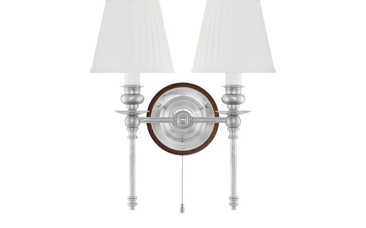 Wivallius - Förnicklad / Brytare / Brunt fäste