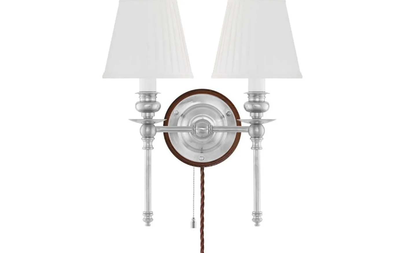 Wivallius - Förnicklad / Brytare / Brunt fäste